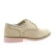 So send Derby cuir velours nude