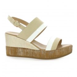 Repo Nu pieds cuir beige