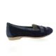 So send Ballerines cuir velours marine