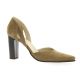 Vidi studio Escarpins cuir velours camel