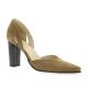 Vidi studio Escarpins cuir velours camel