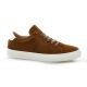 So send Baskets cuir velours cognac