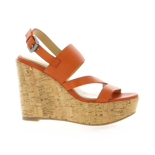 Exit Nu pieds cuir orange