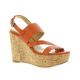 Exit Nu pieds cuir orange