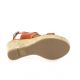 Exit Nu pieds cuir orange