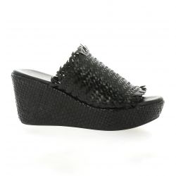 Borgoroma Mules cuir noir