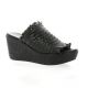 Borgoroma Mules cuir noir