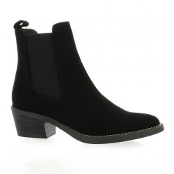 Vidi studio Boots cuir velours noir