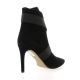 Fremilu Boots cuir velours noir