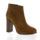 Fremilu Boots cuir velours cognac