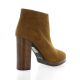 Fremilu Boots cuir velours cognac