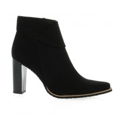 Vidi studio Boots cuir velours noir