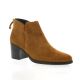 Vidi studio Boots cuir velours cognac