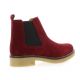 Exit Boots cuir velours bordeaux