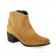 Elizabeth stuart Boots cuir velours cognac