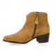 Elizabeth stuart Boots cuir velours cognac