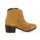 Elizabeth stuart Boots cuir velours cognac