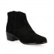 Elizabeth stuart Boots cuir velours noir