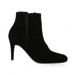 Elizabeth stuart Boots cuir velours noir