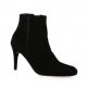 Elizabeth stuart Boots cuir velours noir