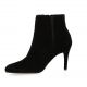 Elizabeth stuart Boots cuir velours noir