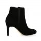 Elizabeth stuart Boots cuir velours noir