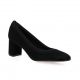 Elizabeth stuart Escarpins cuir velours noir