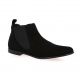 Elizabeth stuart Boots cuir velours noir