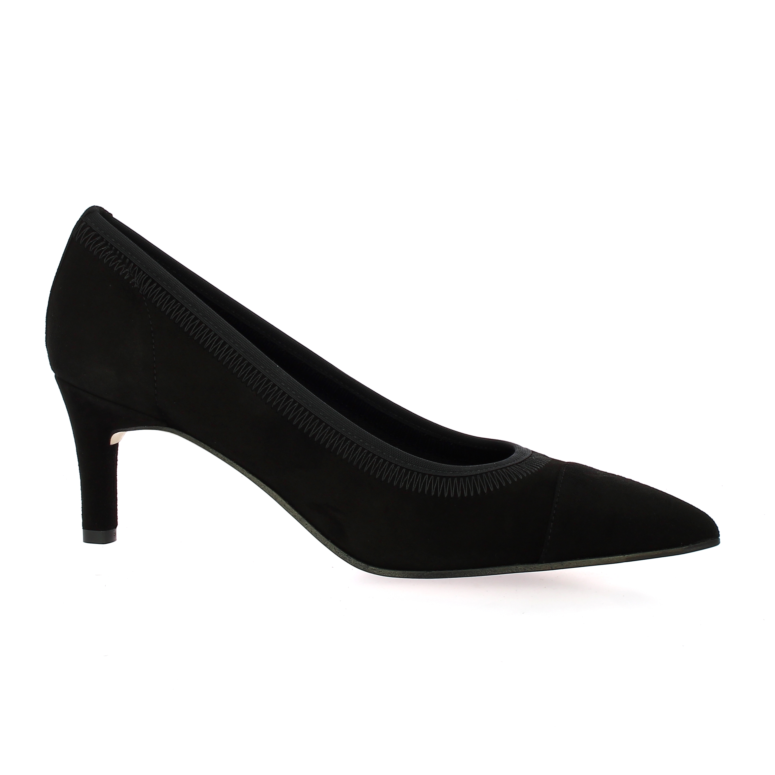 Elizabeth Stuart chaussures cuir velours noir escarpins Agray 300