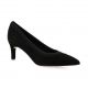 Elizabeth stuart Escarpins cuir velours noir