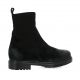 Reqins Boots cuir velours noir