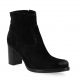 Spazio 08 Boots cuir velours noir