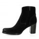 Spazio 08 Boots cuir velours noir