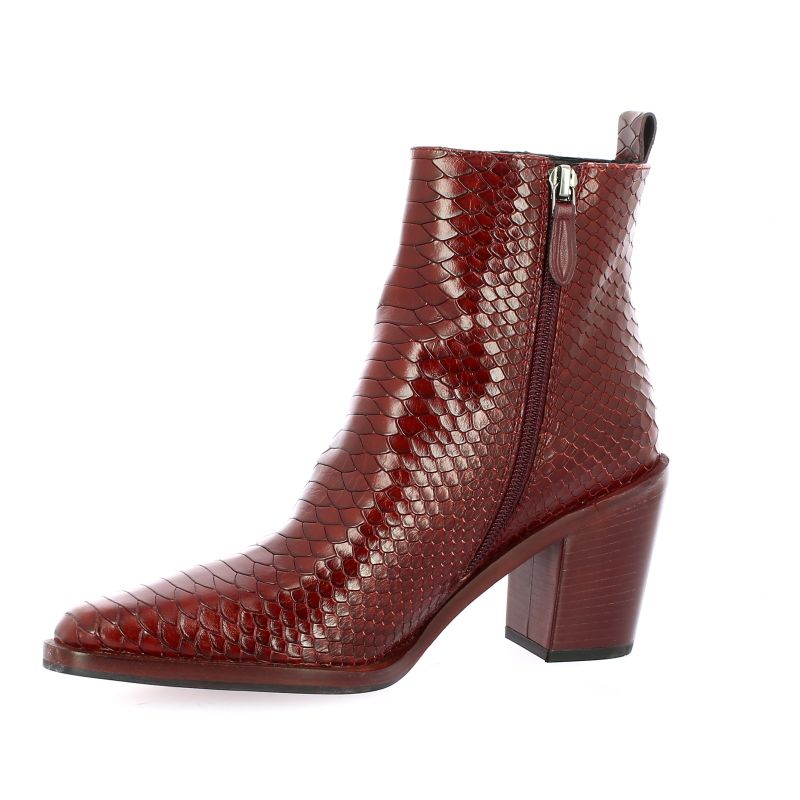 chelsea boots vincent soleil rouge