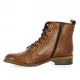 Impact Boots cuir cognac