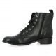 Impact Boots cuir noir