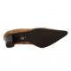 Brenda zaro Escarpins cuir velours cognac