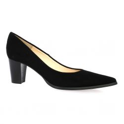 Brenda zaro Escarpins cuir velours noir