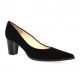 Brenda zaro Escarpins cuir velours noir