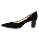 Brenda zaro Escarpins cuir velours noir