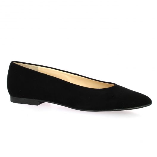 Brenda zaro Escarpins cuir velours noir