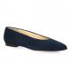 Brenda zaro Escarpins cuir velours marine