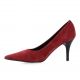 Elizabeth stuart Escarpins cuir velours bordeaux