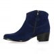 Elizabeth stuart Boots cuir velours marine