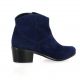 Elizabeth stuart Boots cuir velours marine