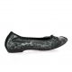 Elizabeth stuart Ballerines cuir serpent noir