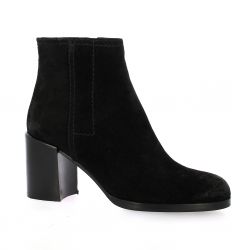 Bruno premi Boots cuir velours noir