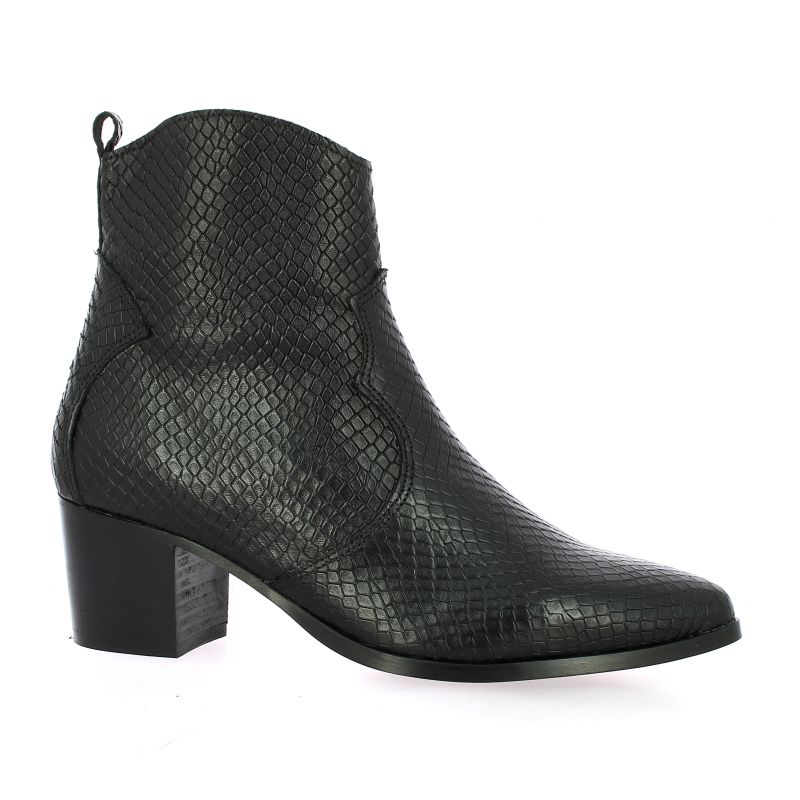 biker boots croco