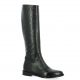 Pao Bottes cuir serpent noir