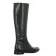 Pao Bottes cuir serpent noir